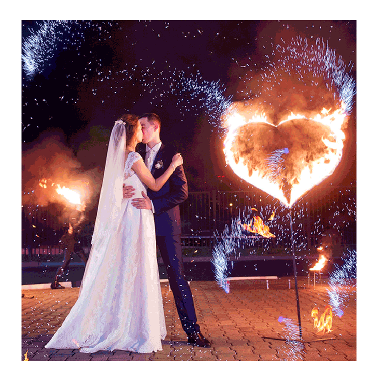 Организация пиротехнического шоу на свадьбу  Кольчугино | kolchugino.salutsklad.ru