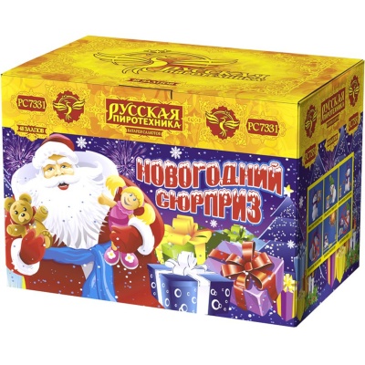 Новогодний сюрприз New Батарея салютов купить в Кольчугино | kolchugino.salutsklad.ru